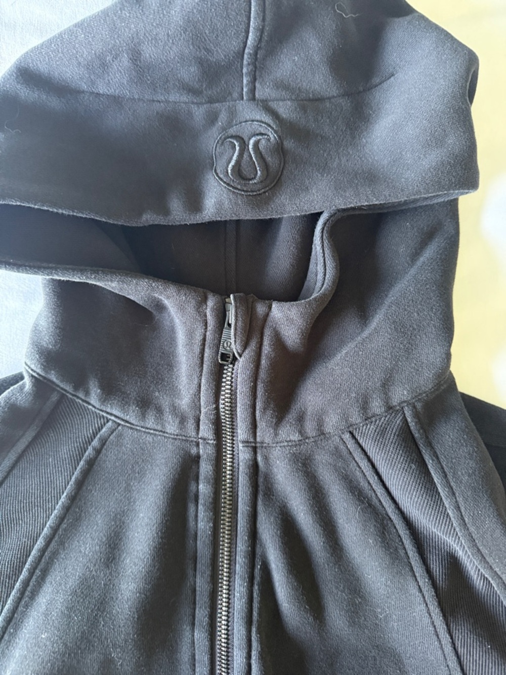 Lululemon Black Zip-Up Hoodie with Hood